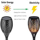 Solar torch light with matching accessories and clear item layout