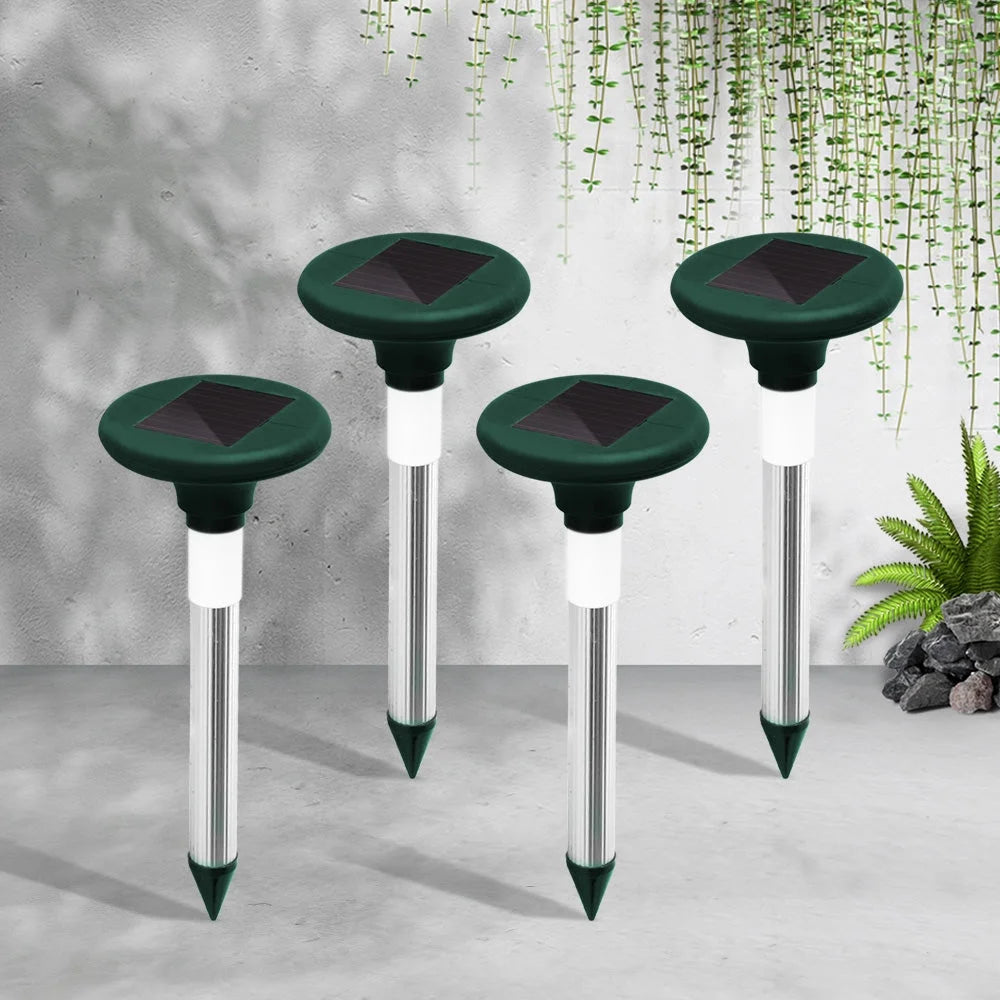 Solar LED Snake Repeller 4X Pulse Plus Ultrasonic Pest
