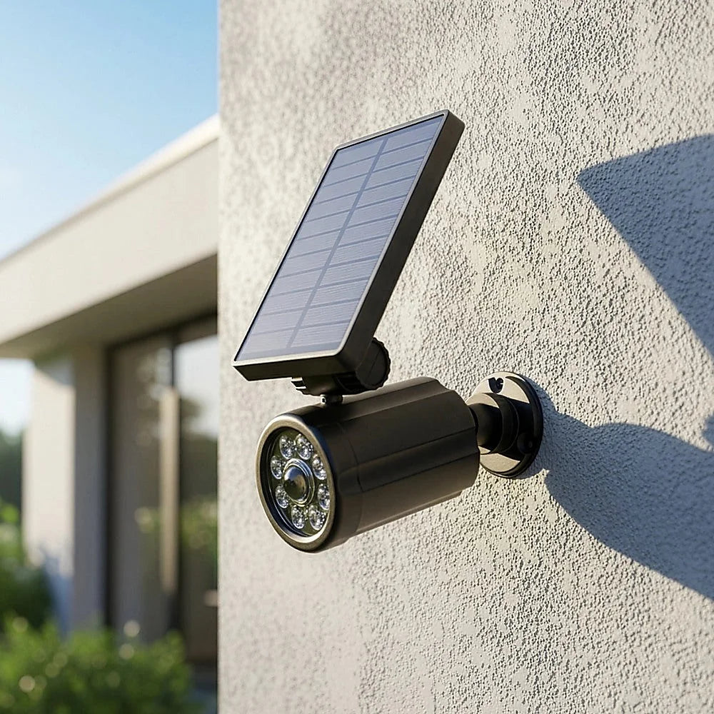 Solar LED Spotlight - Motion Activated Security Light