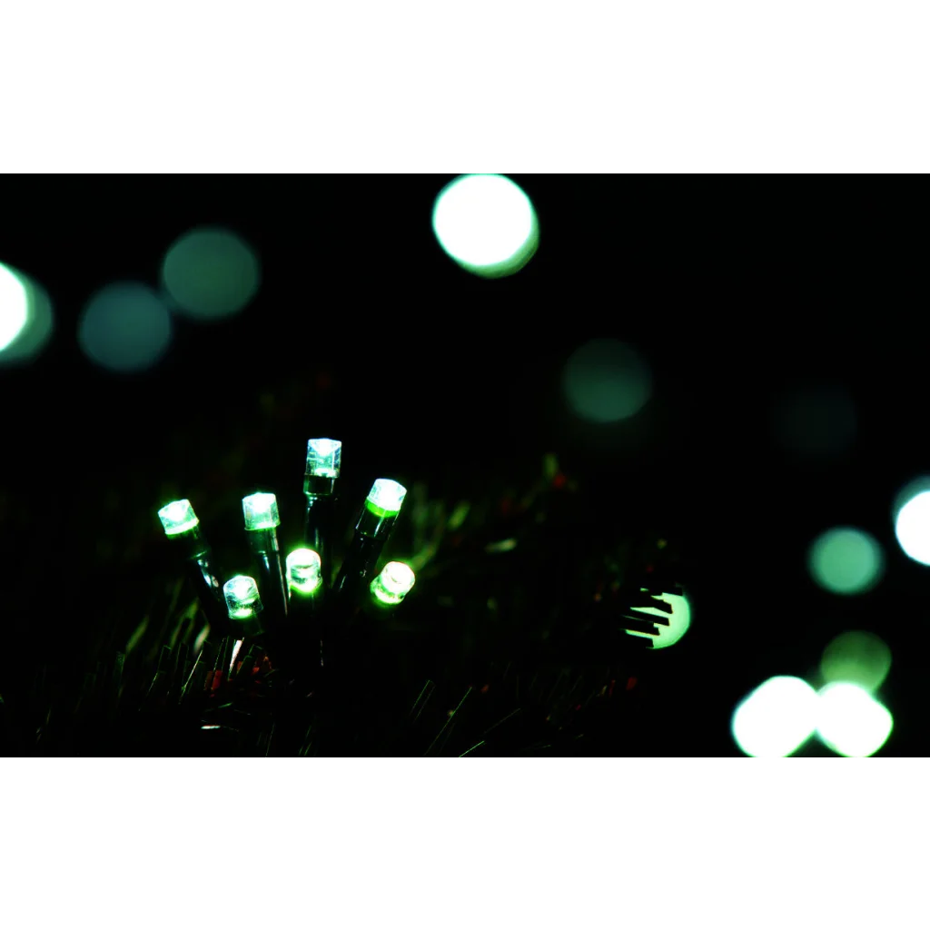 Solar LED String Lights 300 White - Home & Garden