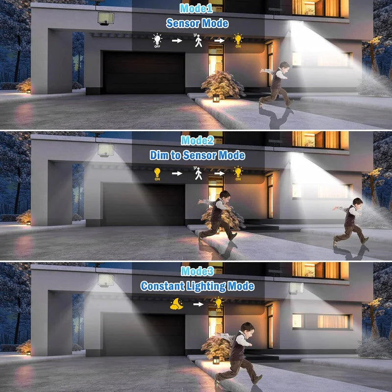 Solar Lights Outdoor KagoLing 202 LED Motion Sensor IP65