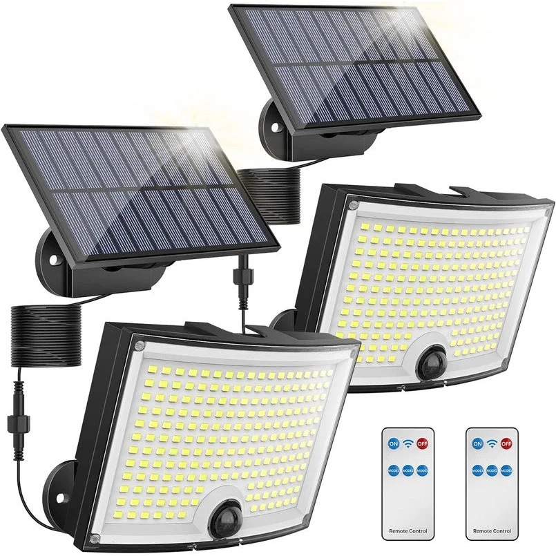 Solar Lights Outdoor KagoLing 202 LED Motion Sensor IP65