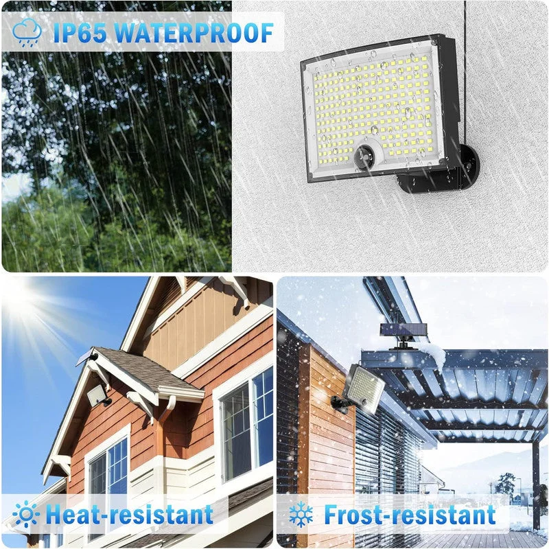 Solar Lights Outdoor KagoLing 202 LED Motion Sensor IP65