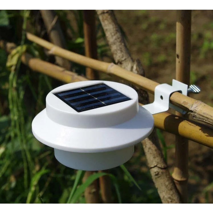 Solar Multipurpose Light (1-Piece White) w/ Screw & Mount