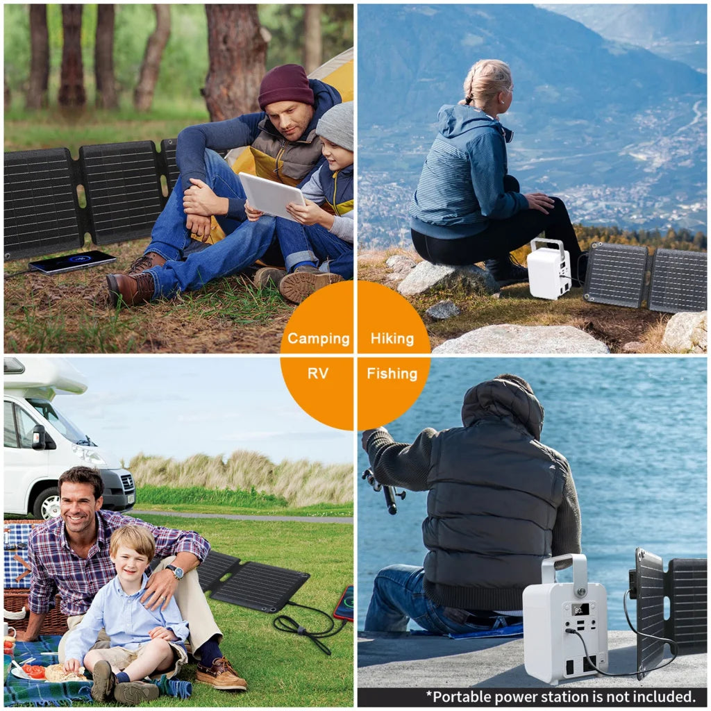 Solar Panel Portable Charger 200W - JumpsPower Power