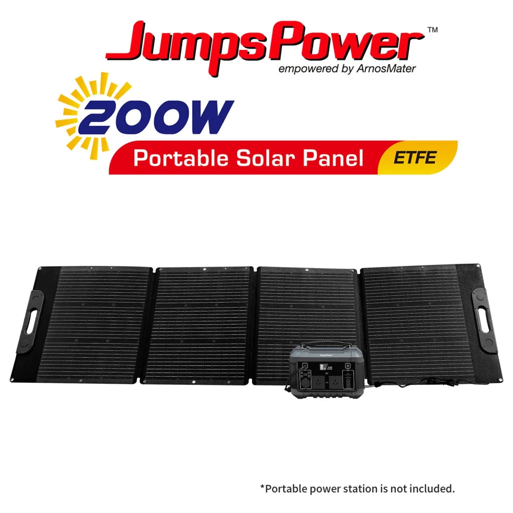 Solar Panel Portable Charger 200W - JumpsPower Power