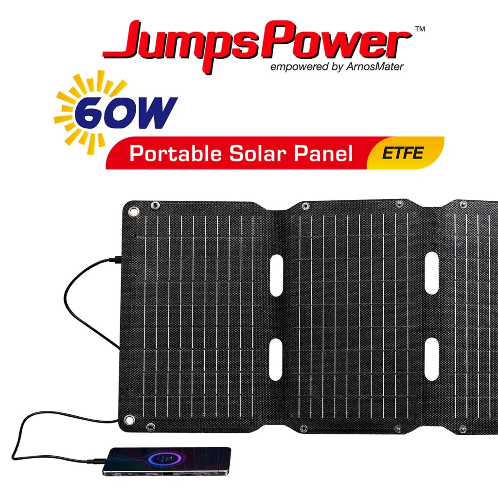 Solar Panel Portable Charger 60W - JumpsPower Power