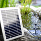 Solar Pond Pump Kit with Battery Powered Garden Water