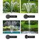 Solar Pond Pump Kit with Battery Powered Water Fountain