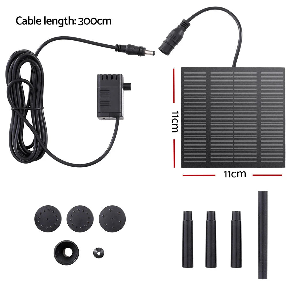 Solar Pond Pump Submersible Powered Garden Pool Water