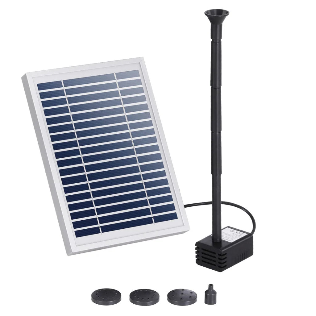 Solar Pond Pump Submersible Powered Garden Pool Water