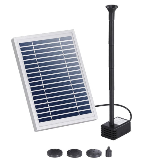 Solar Pond Pump Submersible Powered Garden Pool Water