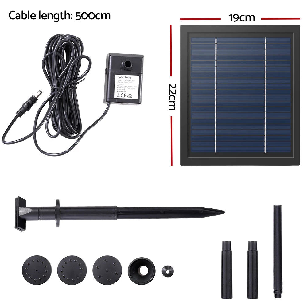 Solar Pond Pump Submersible Powered Garden Pool Water