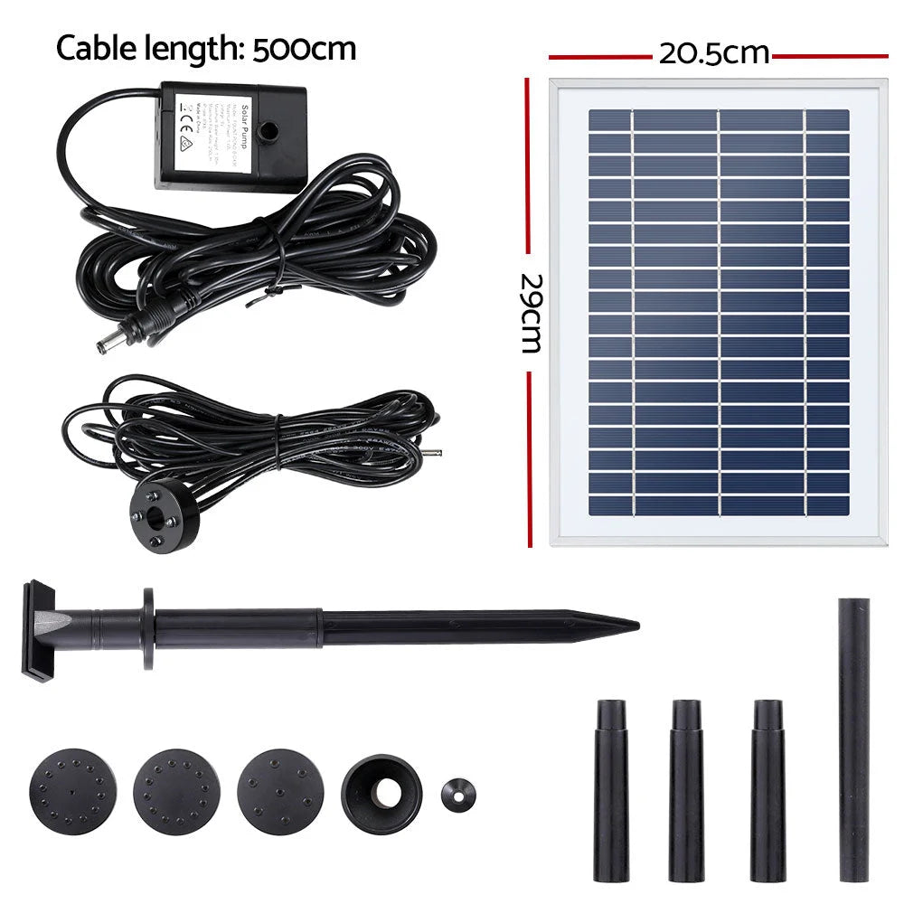 Solar Pond Pump with Battery and LED Lights 4
