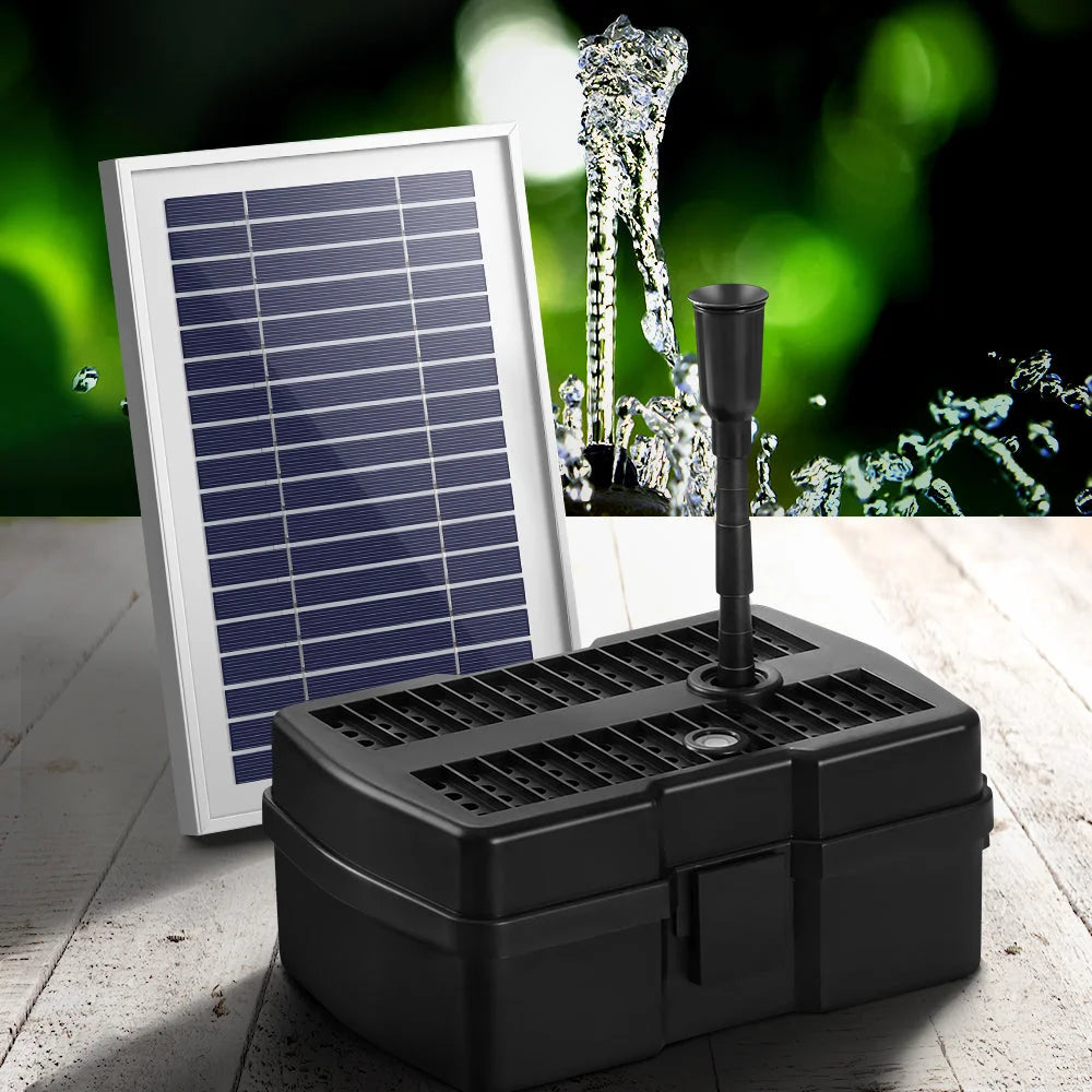 Solar Pond Pump with Filter Box - 4.6FT