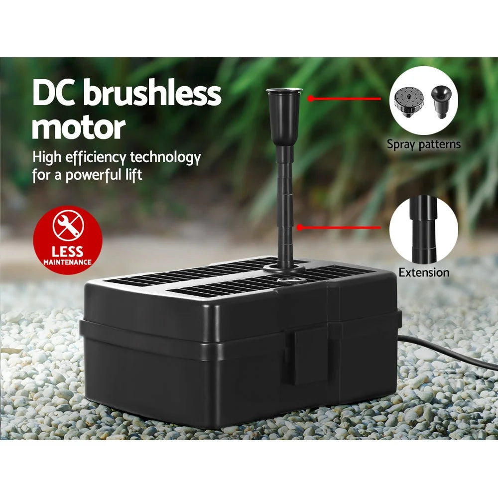 Solar Pond Pump with Filter Box - 4.6FT