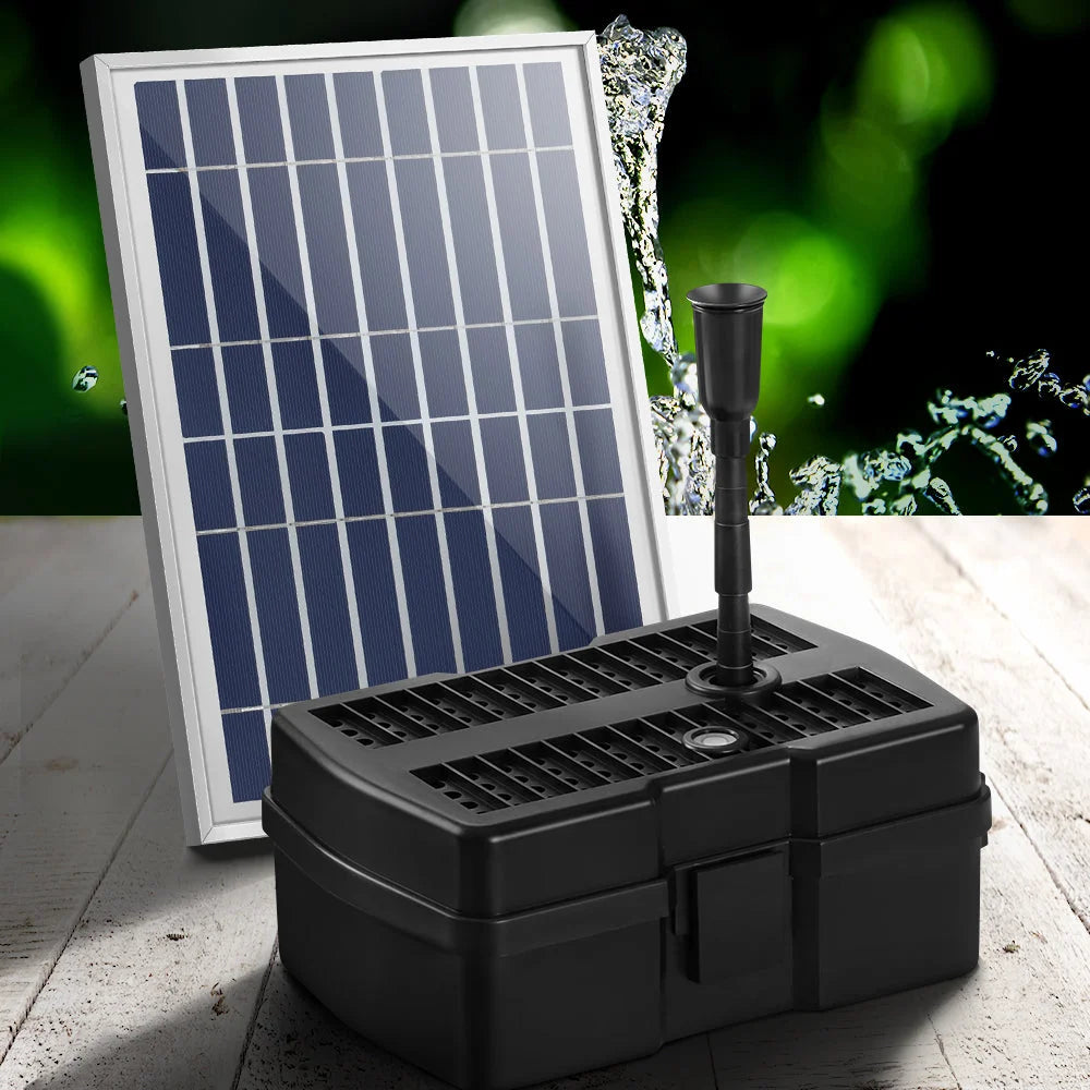 Solar Pond Pump with Filter Box 5FT 220