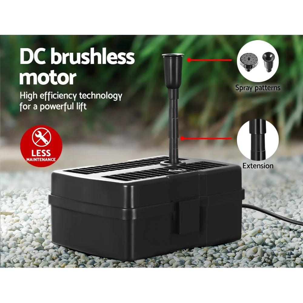Solar Pond Pump with Filter Box 5FT 307
