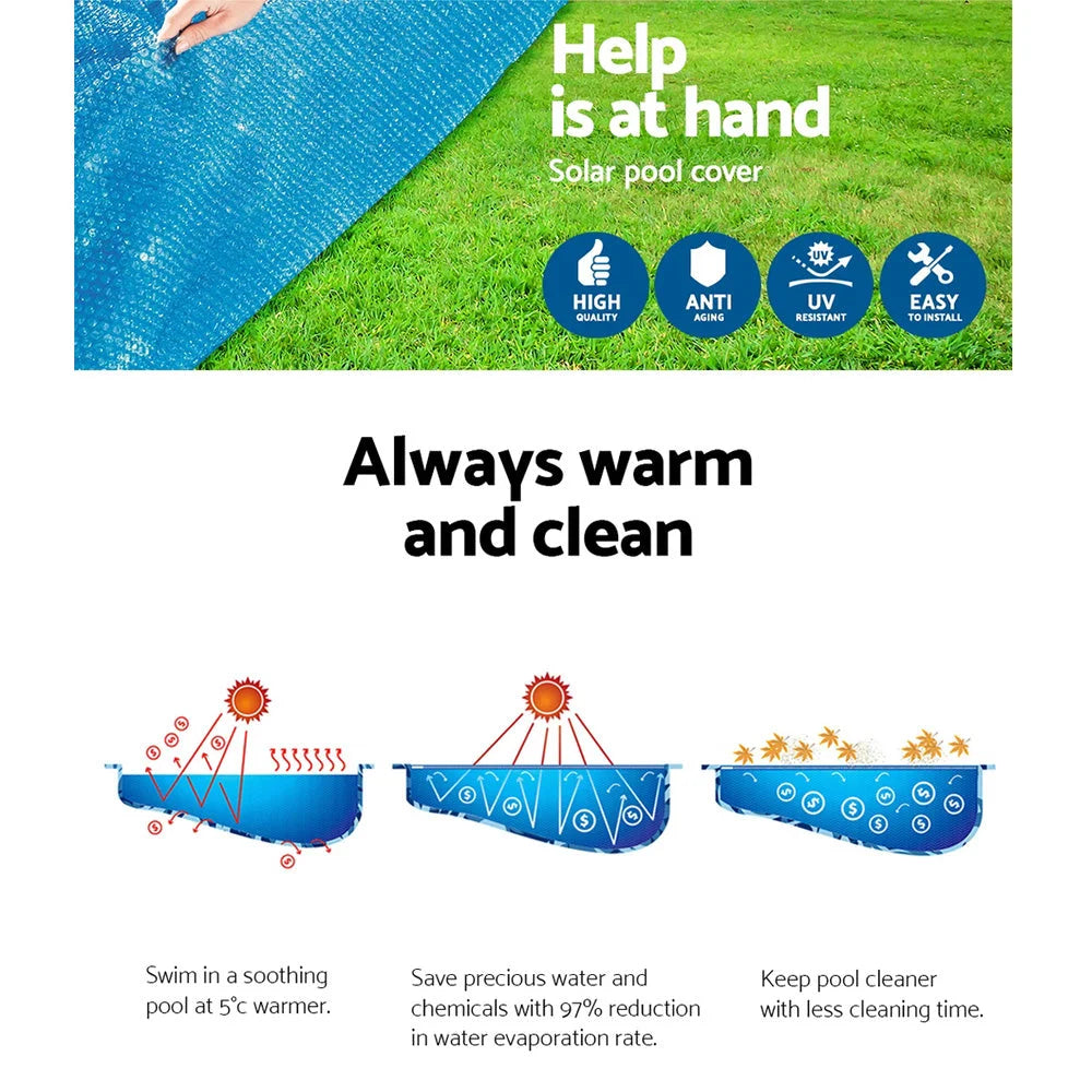 Solar Pool Cover Blanket for Swimming Pool 10ft 305cm Round