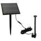 Solar Powered Fountain Submersible Water Pump 5W Panel Kit
