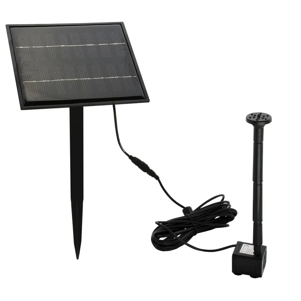 Solar Powered Fountain Submersible Water Pump 5W Panel Kit