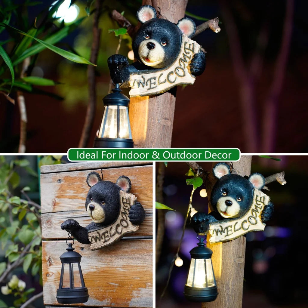 Solar-Powered Gargoyle Statue with LED Lantern - Gothic