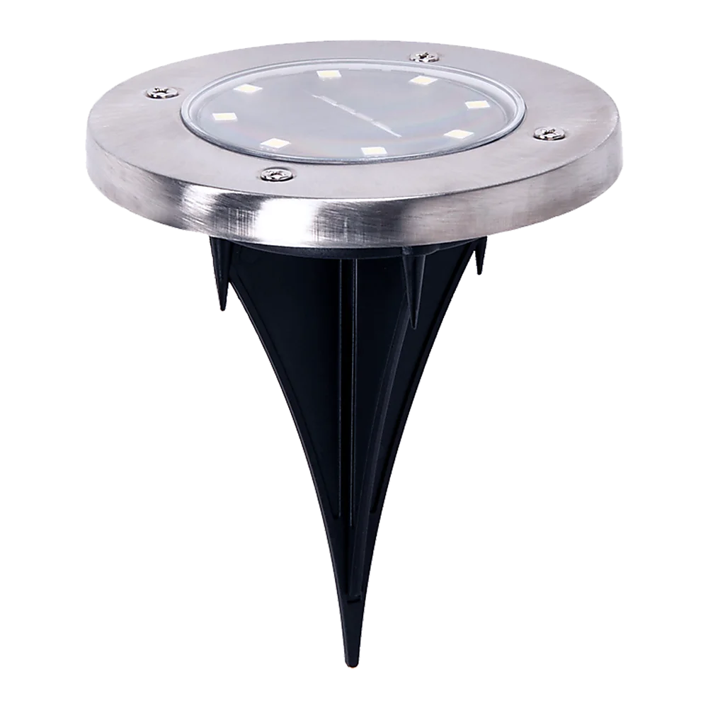 Solar Powered LED Inground Buried Recessed Lights 12x
