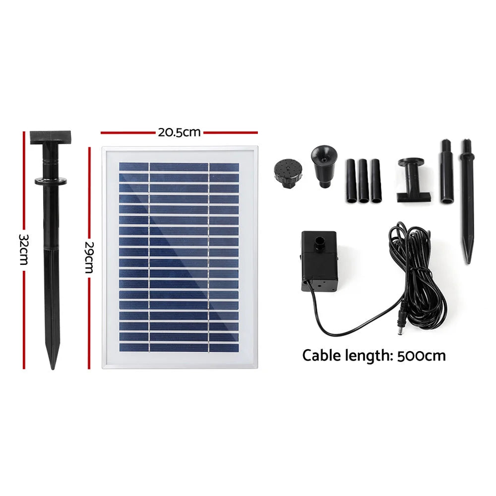 Solar Powered Water Pond Pump 25W - Outdoor Submersible