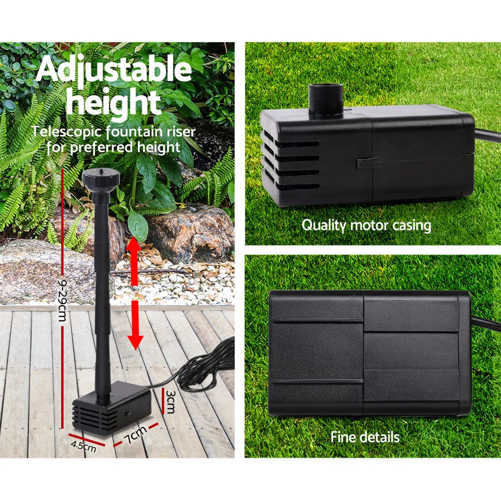 Solar Powered Water Pond Pump 25W - Outdoor Submersible