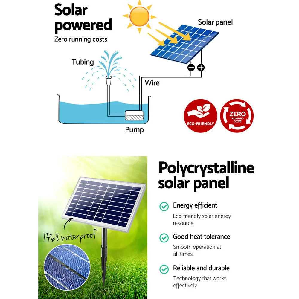 Solar Powered Water Pump 60W Pond - Gardeon
