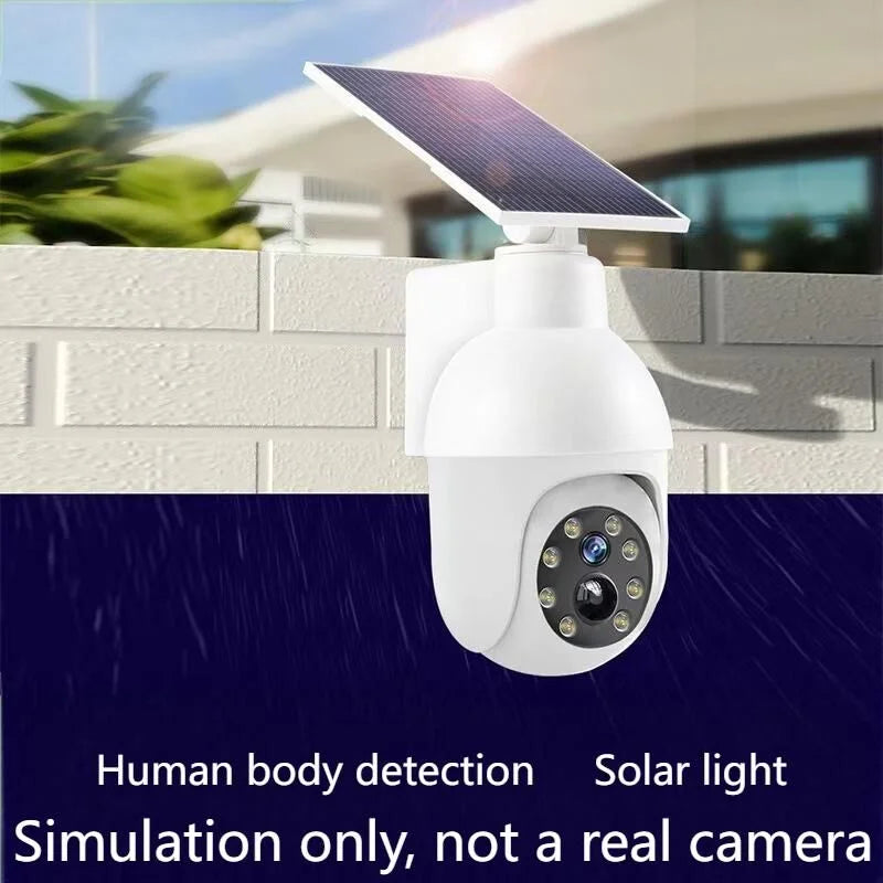 Solar sensor simulation camera light - No real monitoring