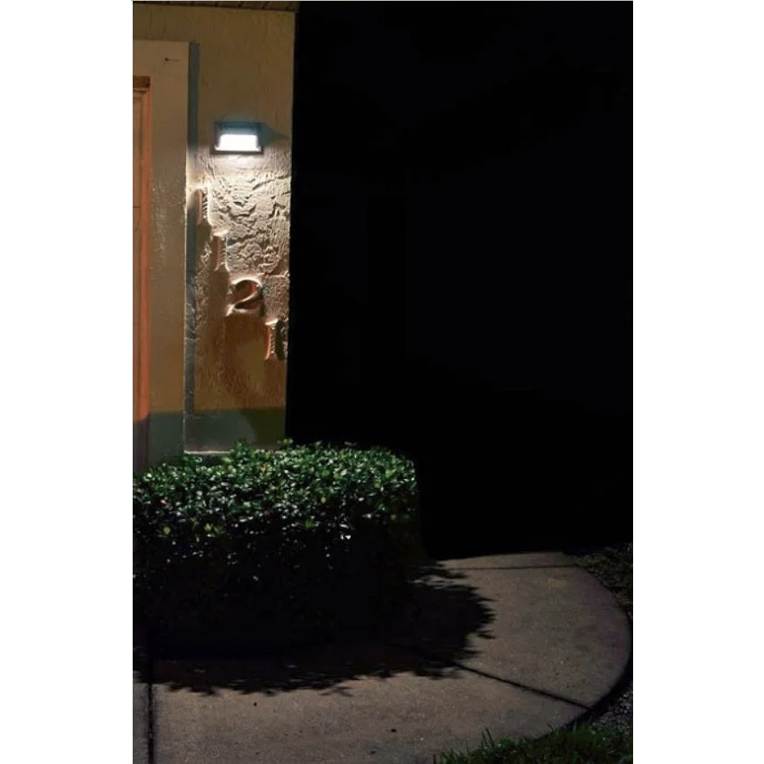 Solar Step Light Warm White with Silver Case - Home & Garden