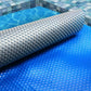 Blue 5m 4 solar swimming pool with cover aquabuddy
