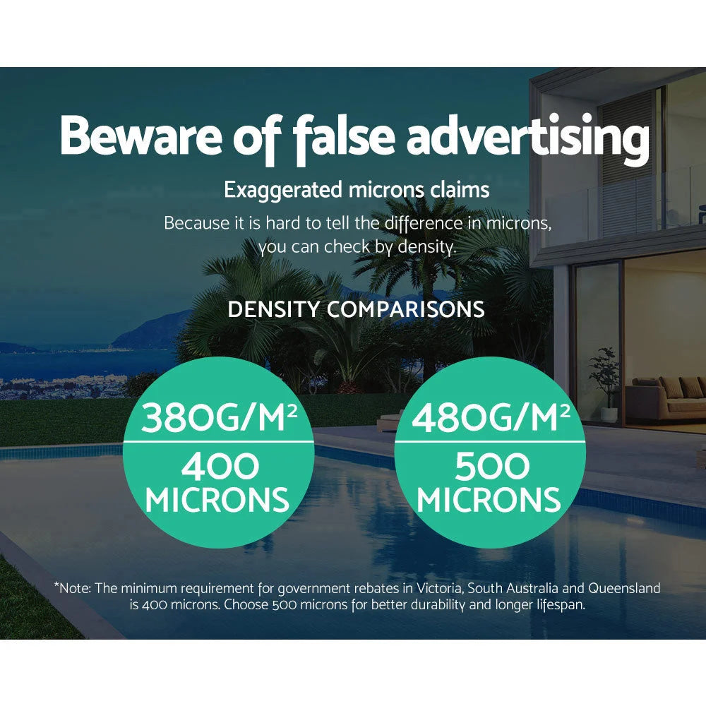 Solar Swimming Pool Cover 500 Micron Isothermal Blanket