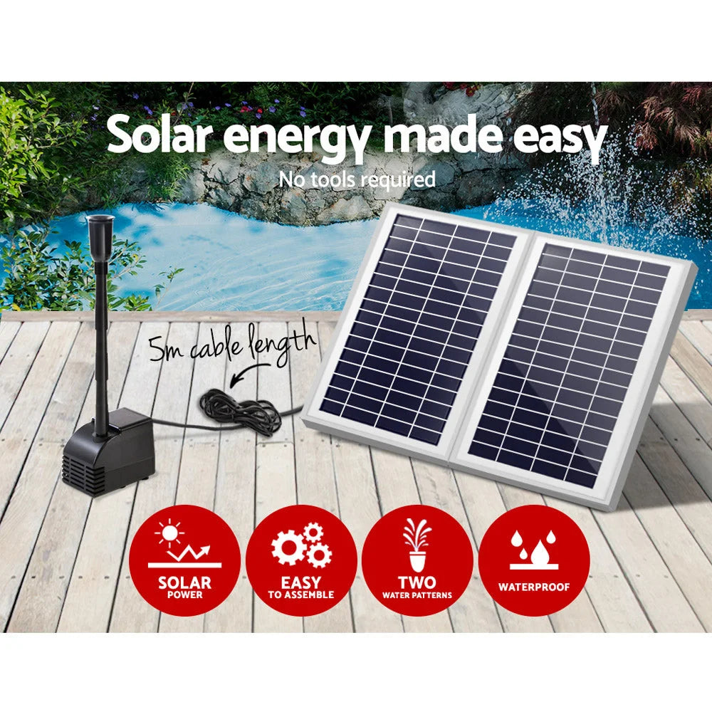 Solar Water Fountain Pump 110 W Outdoor Submersible