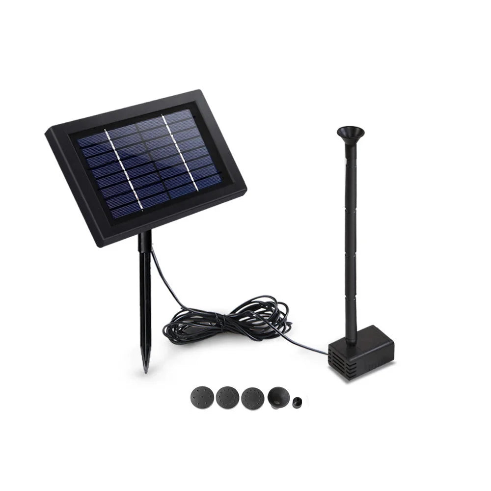 Solar Water Fountain Pump Outdoor Submersible 4FT Lift