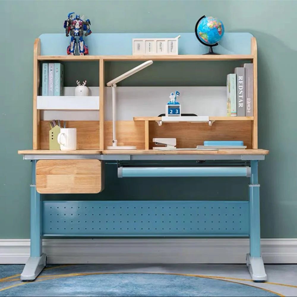 Solid Rubber Wood Height Adjustable Children Kids Ergonomic