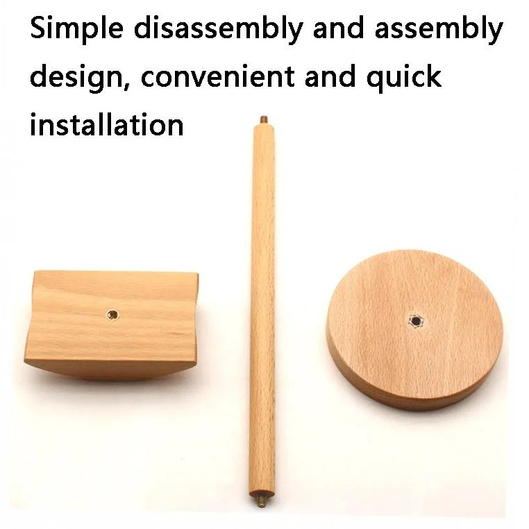 Solid Wood Desktop Headset Display Stand - Elegant Design-1915197796844179461