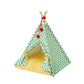 Solid Wood Pet Tent Nest Removable Mattress - Outdoor