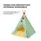 Solid Wood Pet Tent Nest Removable Mattress - Outdoor