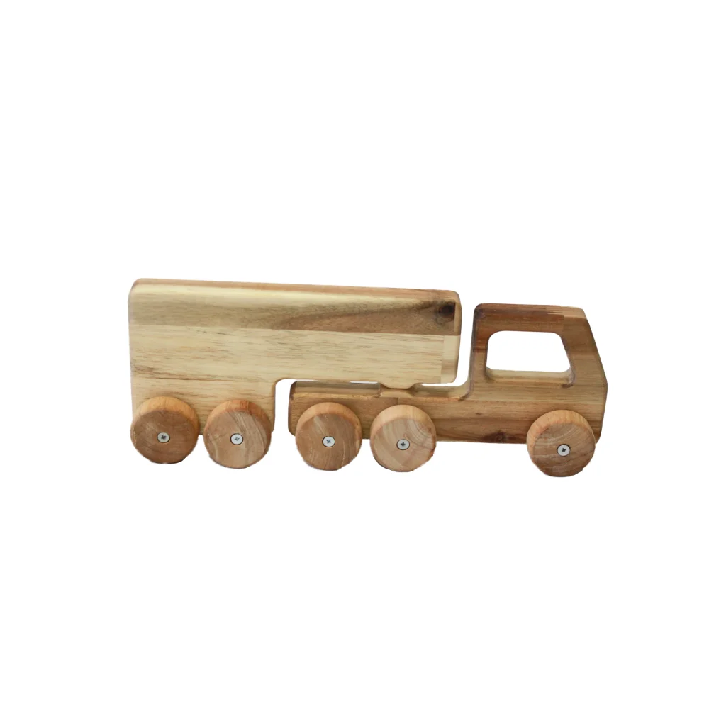 Solid Wooden Truck Toy - Toys