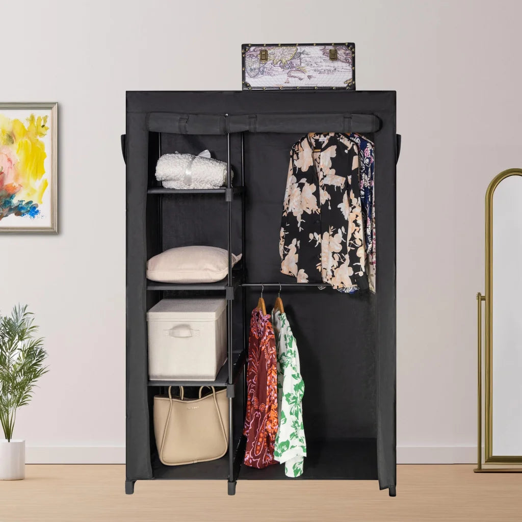 Sorti Freestanding Portable Closet Metal Wardrobe Garment