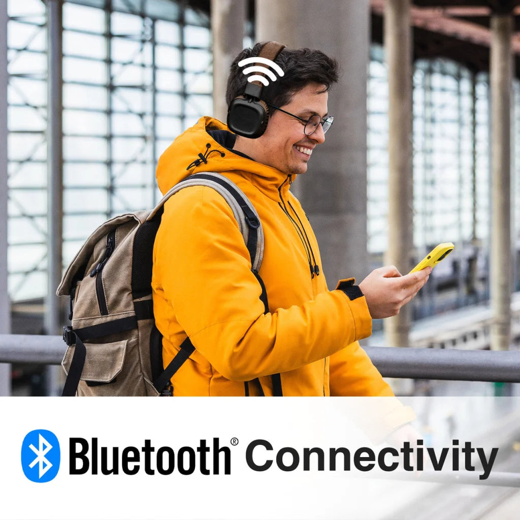 Soundtec Wireless On-Ear Headphones Brown - Electronics >