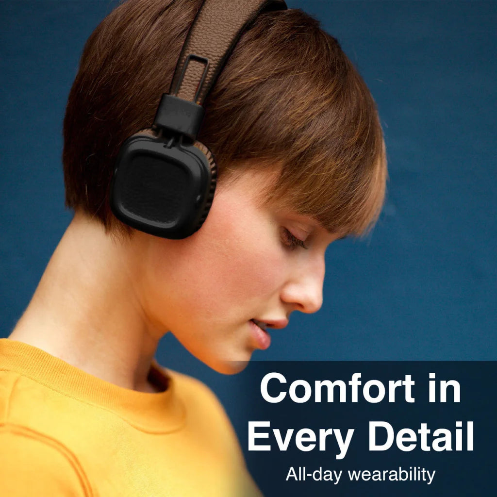 Soundtec Wireless On-Ear Headphones Brown - Electronics >