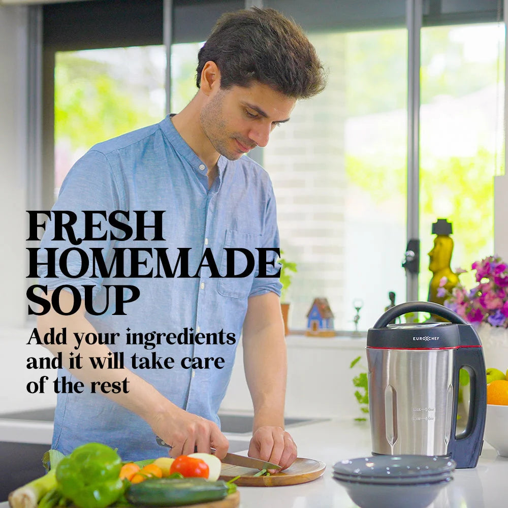 Soup Maker Blender Smoothie Compact Hot Cold Stainless