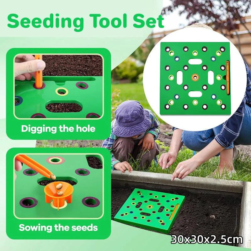 Sowing Templates Square Seed Spacing Gardening Planting