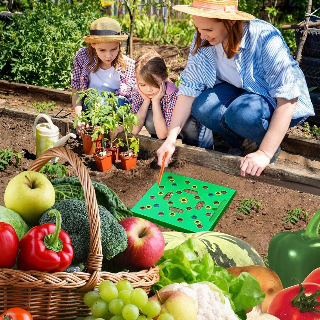 Sowing Templates Square Seed Spacing Gardening Planting