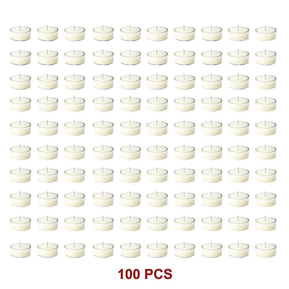 Soy Wax Tealight Candles Bulk Buy Unscented (100pc per set)