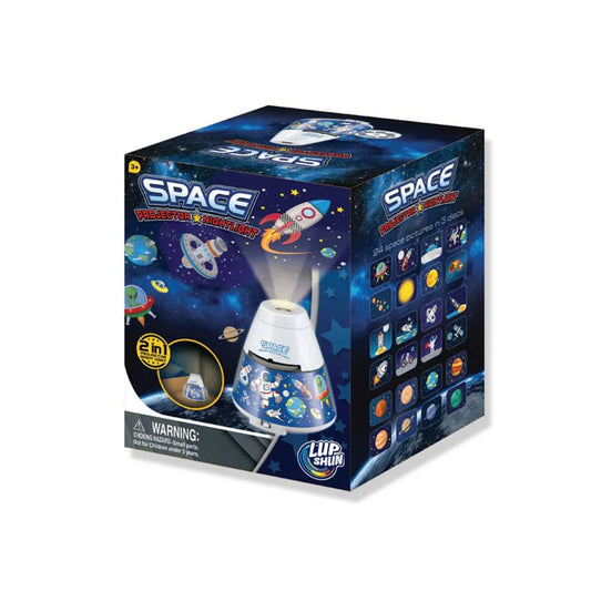 Space Capsule Projector Night Light Kids STEM Toy - Space