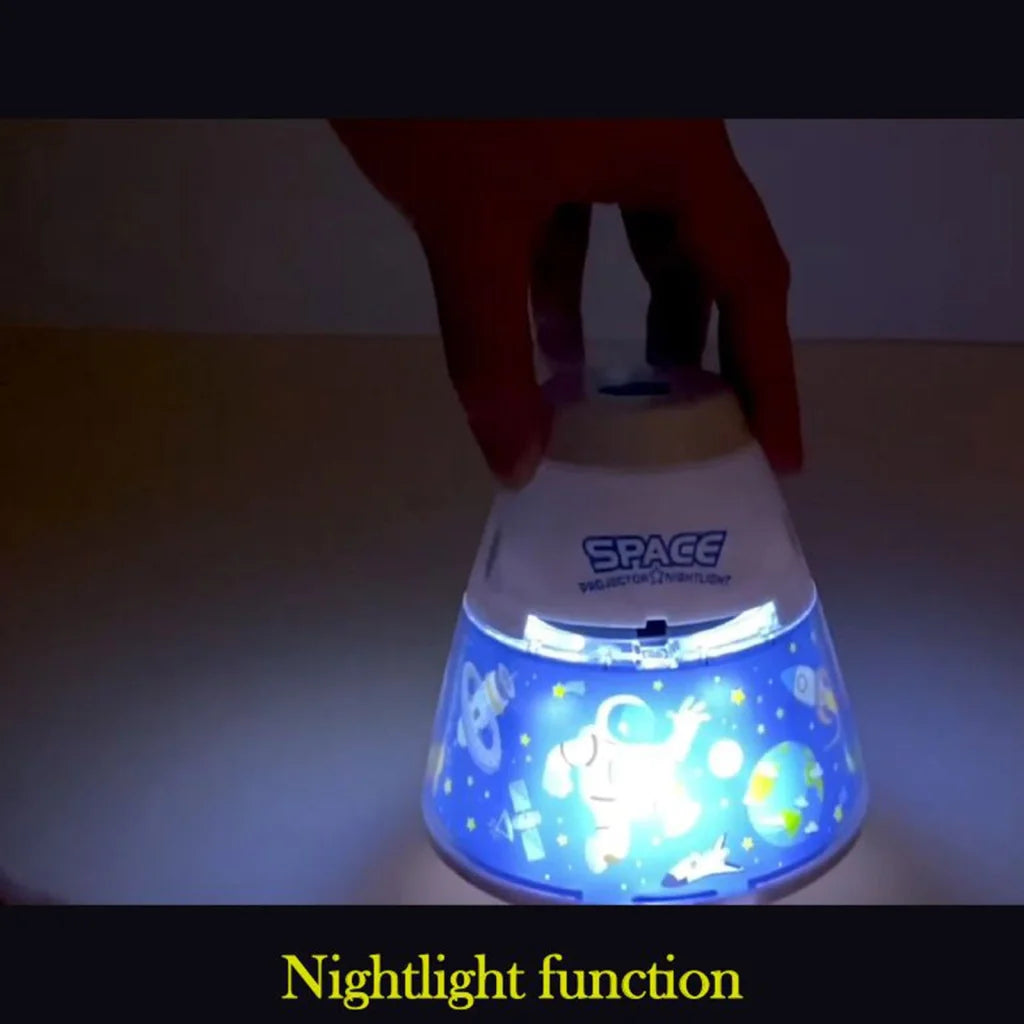 Space Capsule Projector Night Light Kids STEM Toy - Space
